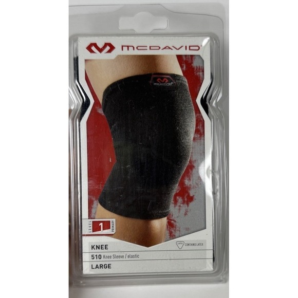 Mcdavid Other - McDavid, Large, Black, 510 Knee Sleeve / Elastic